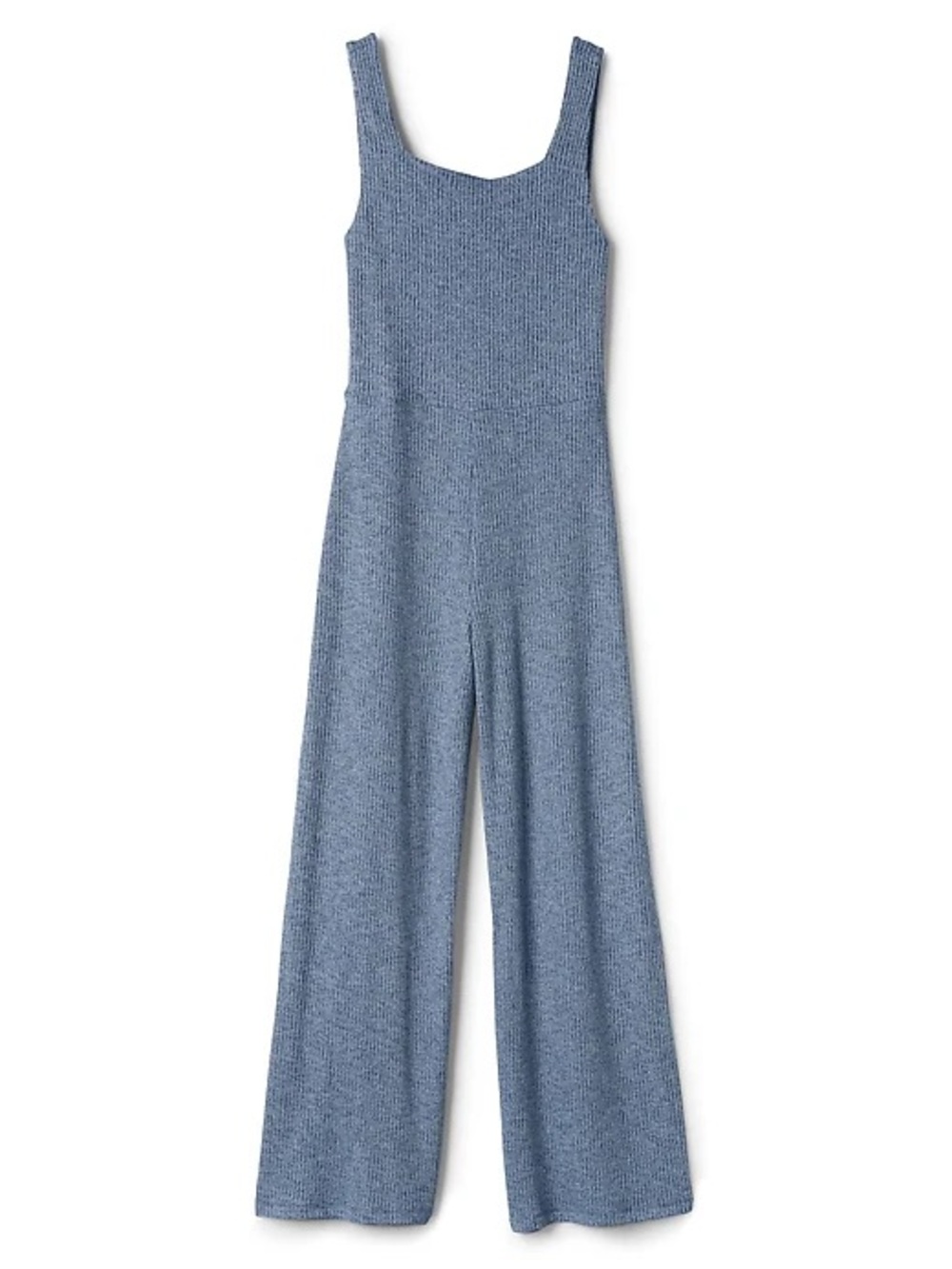 GAP Ribbed Softspun Square-Neck Jumpsuit